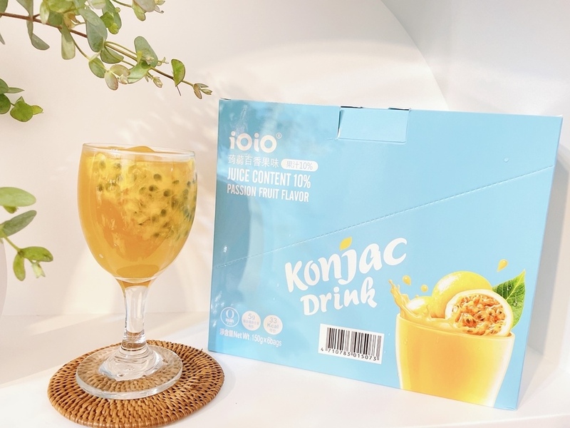 超口感蒟蒻 iOiO 飲料推薦 蒟蒻飲 能量飲 百香果